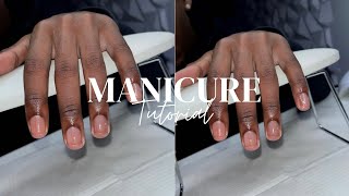 Manicure Tutorial  How to do a male manicure For beginners maintenance [upl. by Eelarol405]