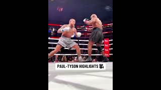 Mike Tyson Vs Jake Paul Highlights [upl. by Honebein]