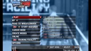 WWE Smackdown vs Raw 2010 Menu Music [upl. by Ithnan]