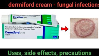 Dermiford cream  ketoconazole iodochlorhydroxyquinoline tolnaftate gentamicin and clobetasole cream [upl. by Iahcedrom553]