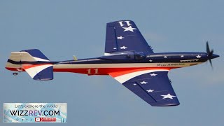 HOOKLL P51 Miss America 1200mm Wingspan EPO RC Airplane Warbird Fighter KITPNP Review [upl. by Olivann]