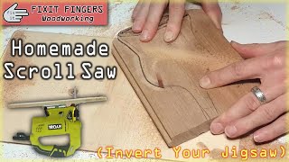 Make an Inverted Jigsaw Table DIY Scroll Saw [upl. by Aselehc]