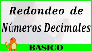 Redondeo de Números Decimales  Teoría y Ejercicios [upl. by Isaak]