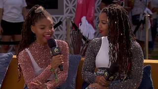 Chloe x Halle Interview  Coachella 2018 [upl. by Essa126]