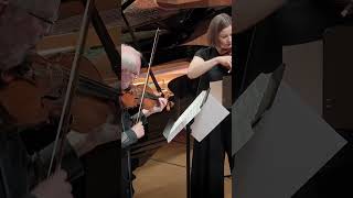 Weinberg Sonata for Two Violins Op 69 III Allegro  Kremer amp Pētersone shorts [upl. by Nosnev605]