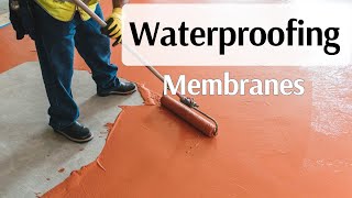 Waterproofing techniques in Building and Construction I Where waterproof membranes can commonly used [upl. by Nedia]