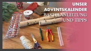 Adventskalender selbst basteln 🎄❤️📆 Tipps und Tricks  budgetfreundlich und vom Garten inspiriert [upl. by Asenej]