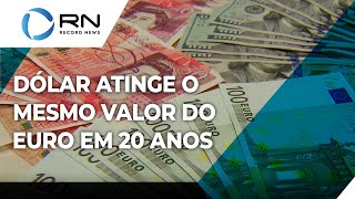 Dólar atinge o mesmo valor do euro pela primeira vez em duas décadas [upl. by Itch]