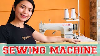 How to use a sewing machine  Sewing Tips Easy for Beginners TAGALOG Singer 131c  ♥️ Angel Po [upl. by Tedmann14]