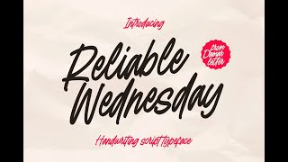 Reliable Wednesday Font Download [upl. by Nadeen544]