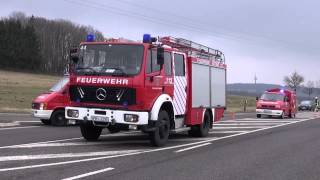 Verkehrsunfall auf der B255 im Westerwald [upl. by Eilsil]