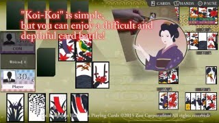 KoiKoi Japan Hanafuda playing cards [upl. by Adnalay]