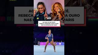 Rebeca Andrade leva ouro nas Olimpíadas de Paris 2024 ao som de hit da Beyoncé [upl. by Nnahsal]