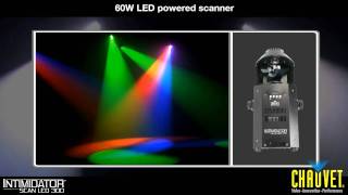 Intimidator Scan LED 300 with a 3sided prism for great effects from CHAUVET [upl. by Walling218]