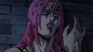 Diavolos reveal in episode 33 HD  Diavolo kills Polnareff [upl. by Hsirahc]