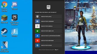 How to CREATE A FORTNITE ACCOUNT ON PC EASY METHOD [upl. by Murrell987]