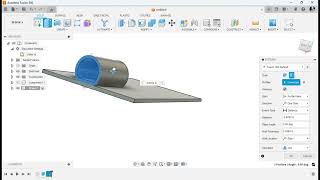 Reverseengineered Slide Bolt  Fusion360 [upl. by Madeline]