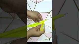 Ecofriendly Paper Pen Making  Easy Plantable Pen with Paper ecofriendly paperpen shorts [upl. by Nilhtac]