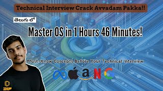 OS Crash Course Master important Concepts in 1 Hours 46 Minutes [upl. by Ayanahs]