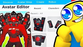 I Made The Most REALISTIC Skibidi Toilet Avatars Skibidi Toilet Roblox Avatar [upl. by Eadahs]