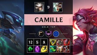 Camille Top vs Riven Godlike  EUW Master Patch 1423 [upl. by Anyg]