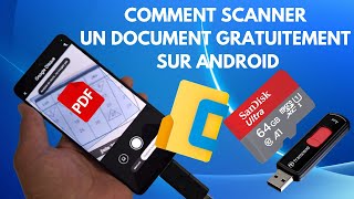 Comment numériser et partager gratuitement un document PDF depuis un téléphone mobile [upl. by Aiym]