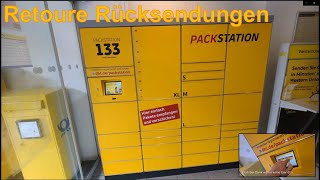 📦 Einfache Paket Rücksendung über DHL Paketstation mit kostenlosem Retoure Aufkleber [upl. by Diet931]