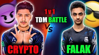 i8 CRYPTO VS i8 FALAK 🔥 1 VS 1 TDM BATTLE  PUBG MOBILE [upl. by Aiz838]