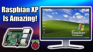 Raspbian XP For The Raspberry Pi 4 Is Amazing Raspbian 95 Is also Available [upl. by Garvin]