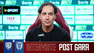 INTERVISTE POST GARA BRESCIA CALCIO vs AC REGGIANA [upl. by Lladnyk]