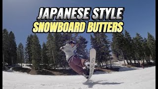 Snowboard Butters  Gratori  Japanese Art of GroundTricks [upl. by Esorylime]