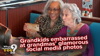 Grandkids embarrassed over grandmas glamorous social media photos  WWYD [upl. by April]