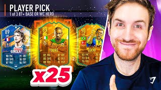 FIFA 23 25 x 87 Base or World Cup Hero Player Pick Packs [upl. by Ashatan]