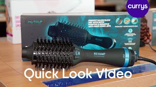 REVAMP Progloss Perfect Blow Dry Volume amp Shine Air Styler  Quick Look [upl. by Alejna181]