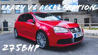 This 275BHP MK5 GOLF R32 is actually really FUN V6 ACCELERATION [upl. by Rojas921]