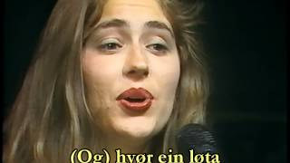 SISSEL KYRKJEBØ  Tidin Rennur Time is running  1991 TV Concert  HQ video with Subtitles [upl. by Newcomer]