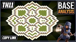 THE NEW BEAST TH11 HYBRIDTROPHY Base 2023 COC TownHall 11 TH11 Trophy Base Design–Clash of Clans [upl. by Nolie866]