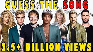 Guess The Song Challenge Billion Views Edition🎤 The Most Popular Songs Music Quiz [upl. by Charley]