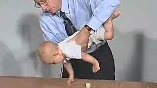 614  Postural Reflexes Parachute Reflex  6 Months  Infant Clinical ExaminationMRCP [upl. by Gretchen]