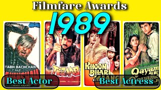 Top Bollywood Movies 1989  Filmfare Awards 1989 [upl. by Naharba645]