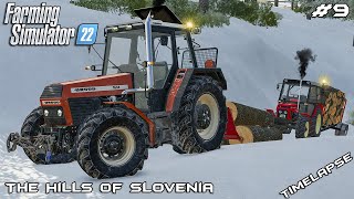 New FORESTRY equipment amp winching WOOD  The Hills of Slovenia  Farming Simulator 22  Episode 9 [upl. by Alleyn854]