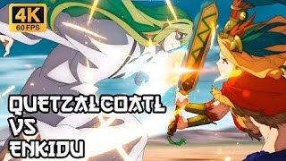 Quetzalcoatl vs Enkidu  FateGrand Order Babylonia  4K 60FPS [upl. by Imoin]