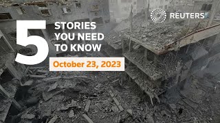 Israel bombards Gaza as war spreads to other fronts and more 5stories to know today [upl. by Yrekaz362]