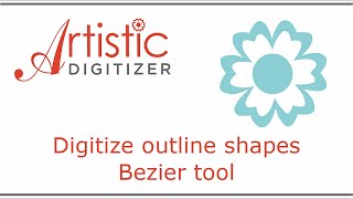 Outline shapes Bezier tool [upl. by Ungley75]