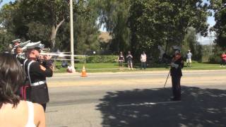 1st Marine Division Band at Salute to Veterans Parade [upl. by Ynes]