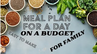 Budgetconscious feasting Daily meal plan for families on a budget for 12102024 [upl. by Refeinnej891]