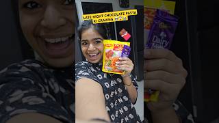 💀 LATE NIGHT CHOCOLATE PASTA KI CRAVING 😱😭 Mini Vlog shorts minivlog ashortaday trending [upl. by Namsaj775]