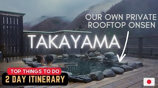 Ryokan Stay with Private Outdoor Onsen ♨️ in TAKAYAMA JAPAN 🇯🇵 japan travel visitjapan [upl. by Rashidi]