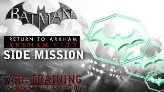 Batman  Return to Arkham City  Side Mission AR Training PS4 [upl. by Ahsiekat]