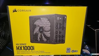 Corsair HX1000i Unboxing 2022 model [upl. by Ceporah645]